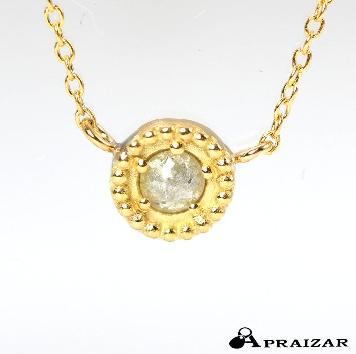 eMu jewelry K18 Yellow Gold Diamond Stardust Necklace