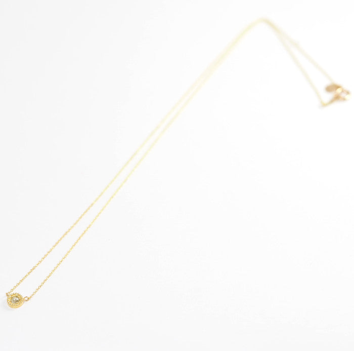 eMu jewelry K18 Yellow Gold Diamond Stardust Necklace