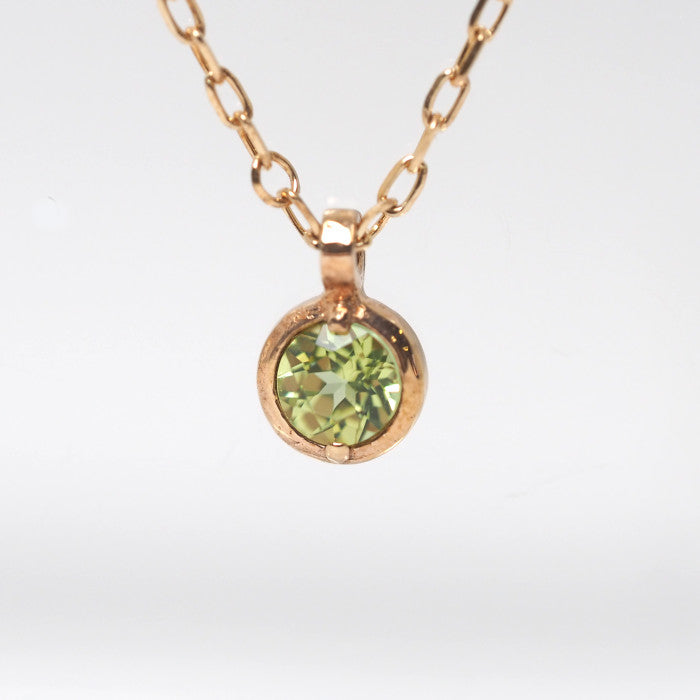 STAR JEWELRY K10 Yellow Gold Blue Topaz Pearl Colored Stone Necklace