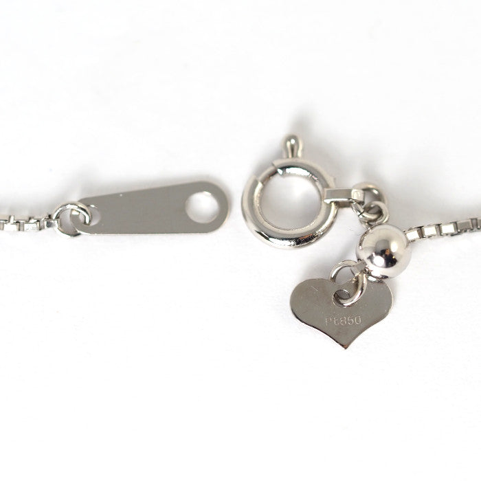 KASHIKEY カシケイ Pt900/850 ブラウンダイヤモンド/ダイヤ 1.02ct/0.12ct ネックレス