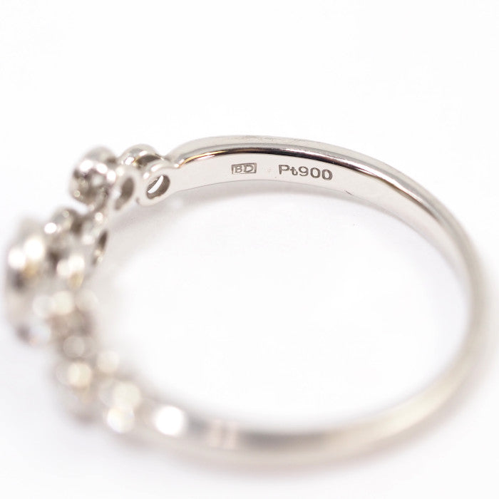 KASHIKEY カシケイ BEZEL ベゼル Pt900 ブラウンダイヤ ダイヤ 0.30ct 0.20ct リング 約16.5号