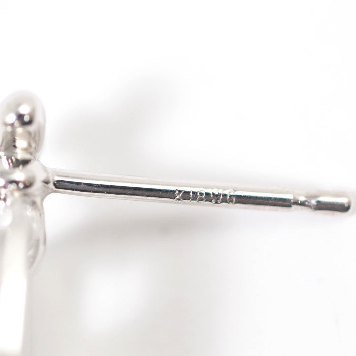 KASHIKEY Melange Brown Diamond 0.7ct K18 White Gold Earrings