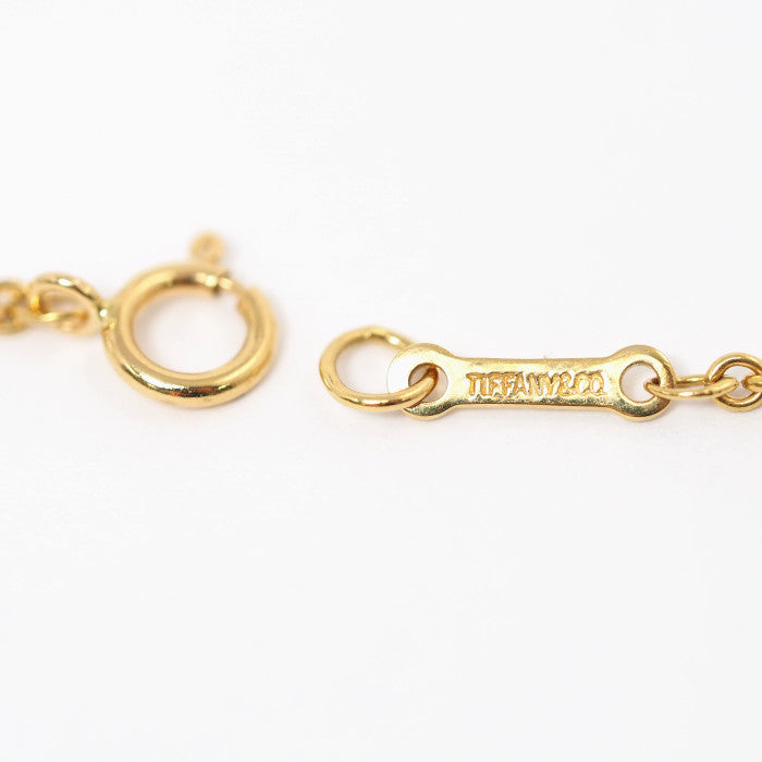 Tiffany & Co. Tiffany 750 K18 Yellow Gold Crescent Moon Necklace