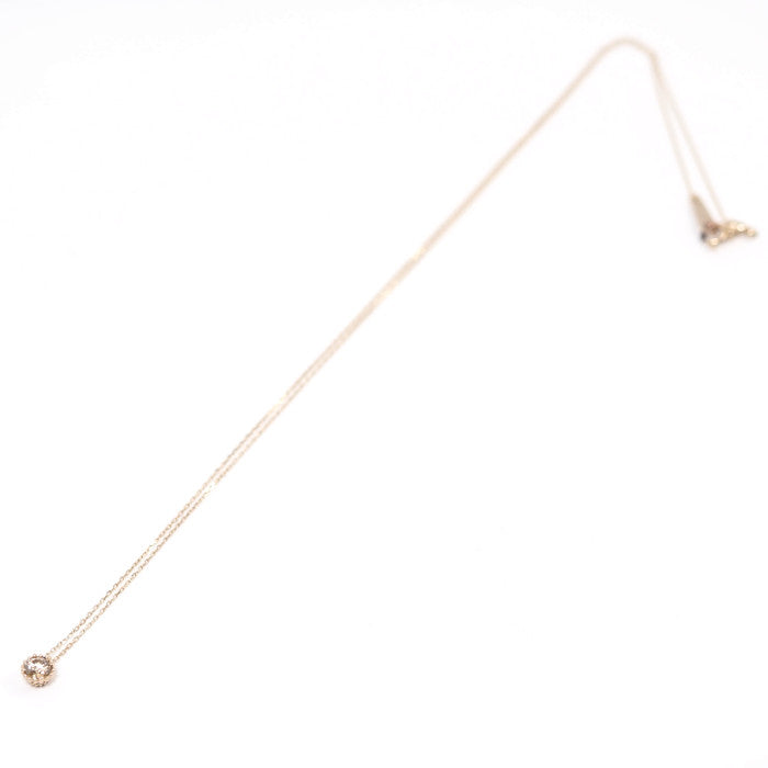 KASHIKEY カシケイ MILL ミル K18ブラウンゴールド ブラウンダイヤ0.30c ネックレス