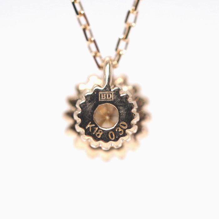 KASHIKEY カシケイ MILL ミル K18ブラウンゴールド ブラウンダイヤ0.30c ネックレス