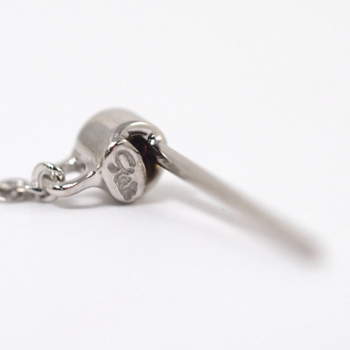 STAR JEWELRY スタージュエリー 18Kホワイトゴールド パール カラーストーン チェーン ピアス