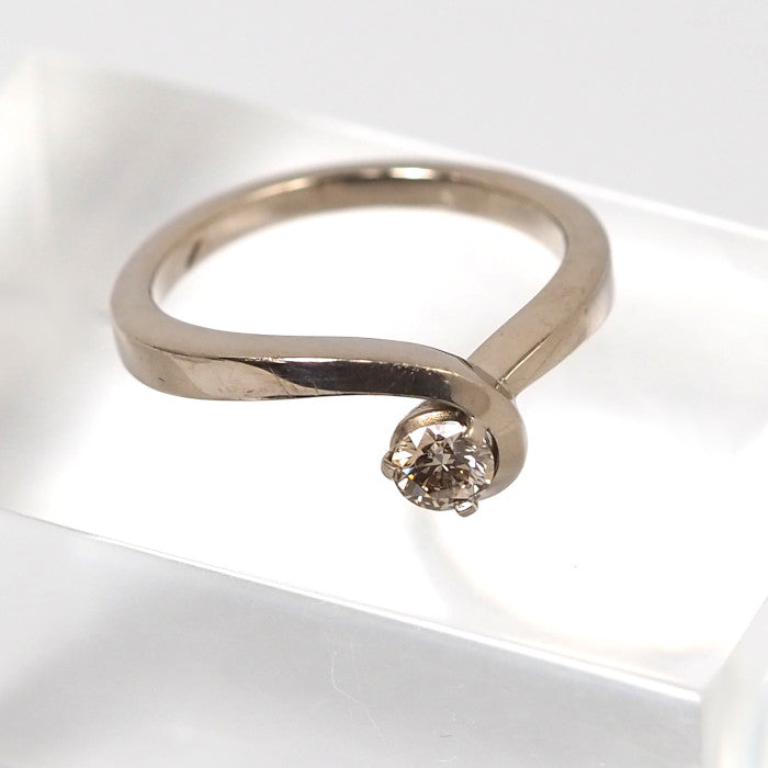 KASHIKEY カシケイ FLOAT フロート K18ブラウンゴールド ブラウンダイヤ0.30ct リング 15号