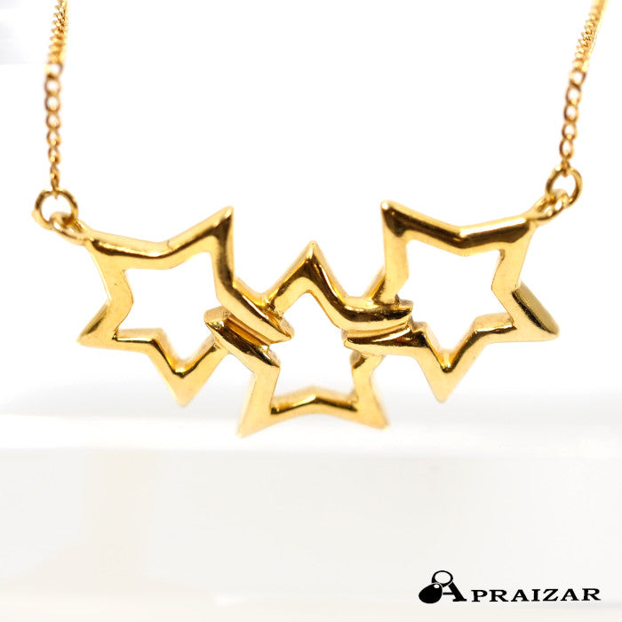 Tiffany＆Co. 蒂芙尼 750 K18黄金 三星项链