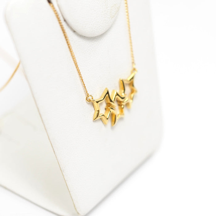 Tiffany＆Co. 蒂芙尼 750 K18黄金 三星项链