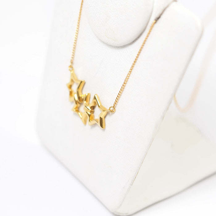 Tiffany＆Co. 蒂芙尼 750 K18黄金 三星项链
