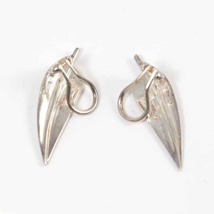 Tiffany & Co. 蒂芙尼 925 SV 银 树叶图案 夹式耳环