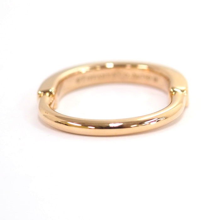 Tiffany & Co. 蒂芙尼 750 K18玫瑰金 Lock 戒指 18