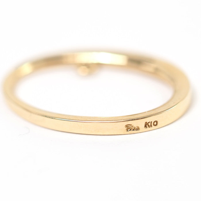 STAR JEWELRY スタージュエリー K10イエローゴールド パール サークル 片耳用ピアス