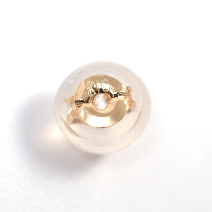 agete アガット K10ピンクゴールド ダイヤ 0.01ct フラワー 花 ピアス