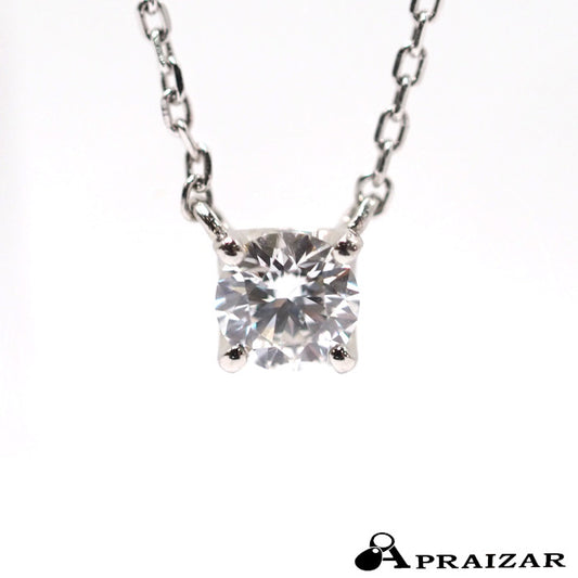 VENDOME AOYAMA Platinum 950/850 Diamond 0.195ct Quatre Necklace Single Diamond Simple Elegant Sophisticated