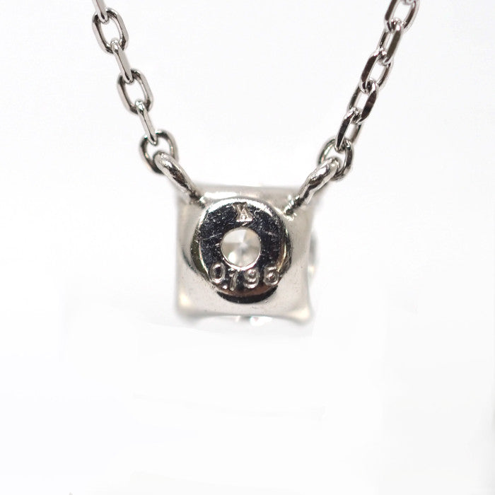 VENDOME AOYAMA ヴァンドーム青山 Pt950/850 ダイヤ0.195ct キャトル ネックレス １粒ダイヤ シンプル エレガント 上品
