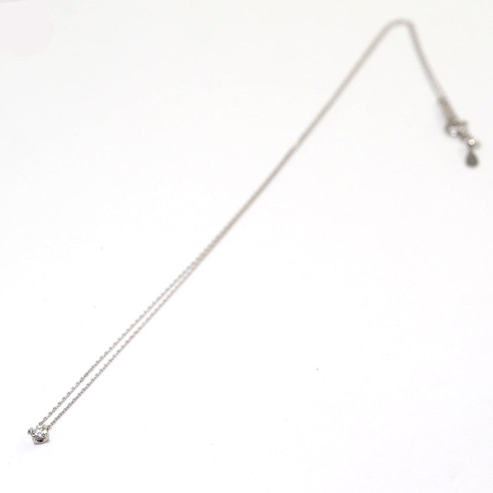 VENDOME AOYAMA ヴァンドーム青山 Pt950/850 ダイヤ0.195ct キャトル ネックレス １粒ダイヤ シンプル エレガント 上品