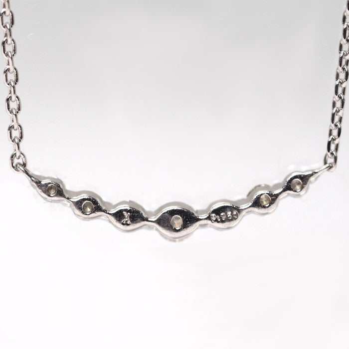 VENDOME AOYAMA ヴァンドーム青山 プラチナ Pt950/850 ダイヤ0.17ct リュール ネックレス 上品 シンプル
