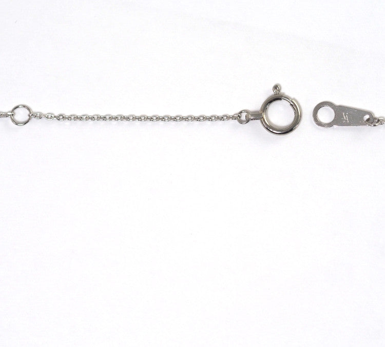 VENDOME AOYAMA ヴァンドーム青山 プラチナ Pt950/850 ダイヤ0.17ct リュール ネックレス 上品 シンプル