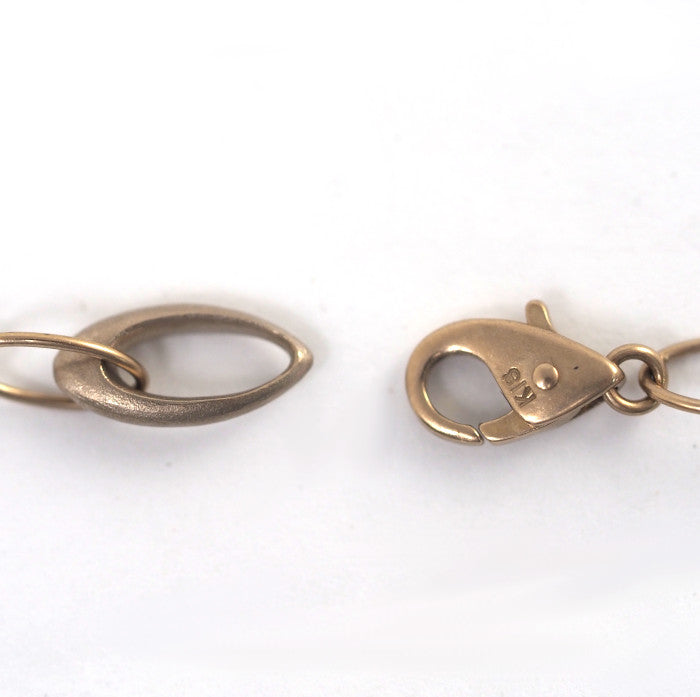 KASHIKEY Marchioness Necklace in 18K Brown Gold with 0.50ct Brown Diamonds, Chain Necklace