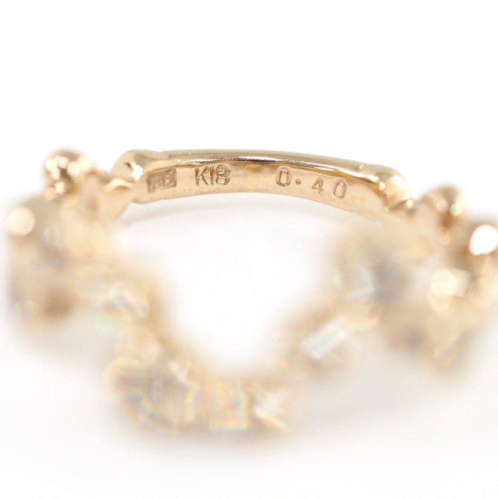 KASHIKEY カシケイ BEZEL ベゼル K18ブラウンゴールド ブラウンダイヤ0.40ct ピンキーリング ２号