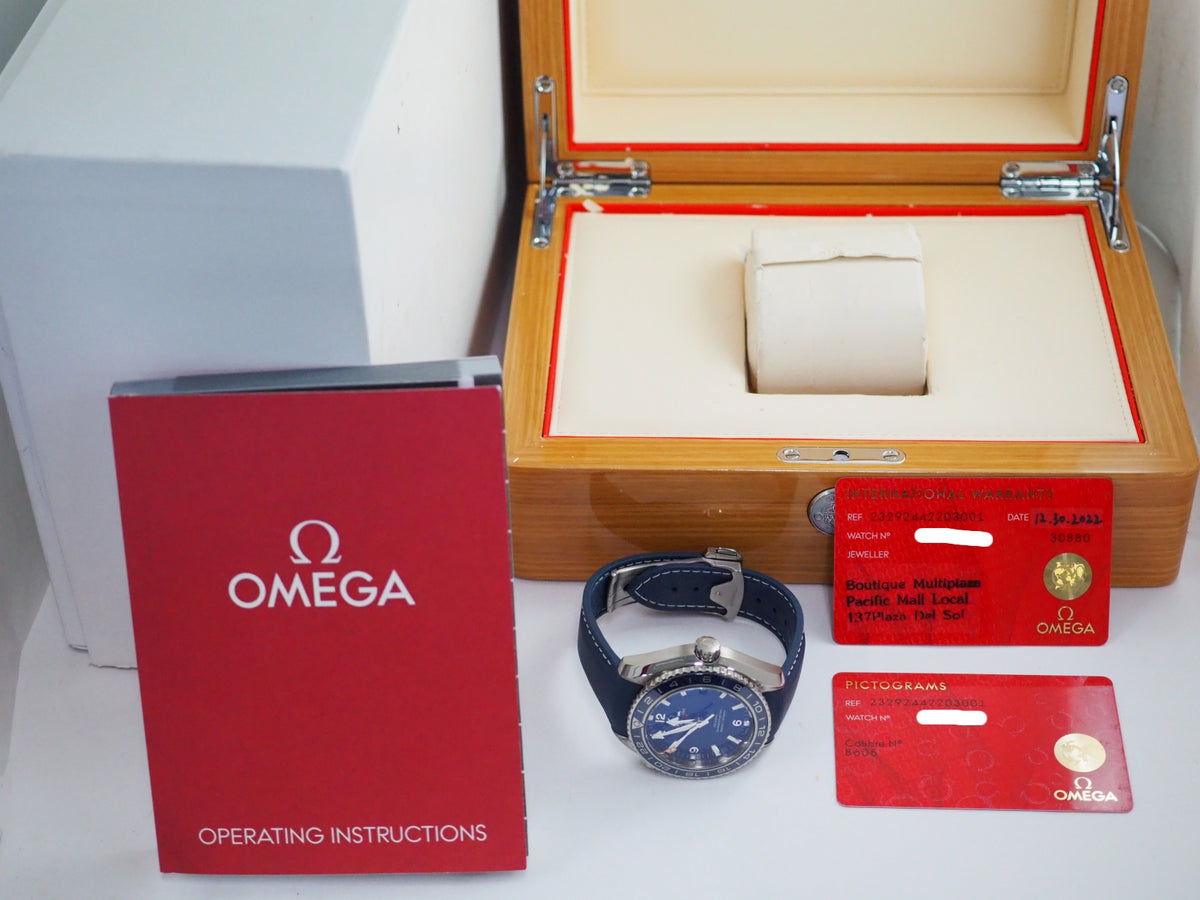 オメガ シーマスター プラネット オーシャン Seamaster Planet Ocean GMT 232.92.44.22.03.001 Please read all DESCRIPTION before purchase【*Credit cards cannot be used for purchases from overseas.】