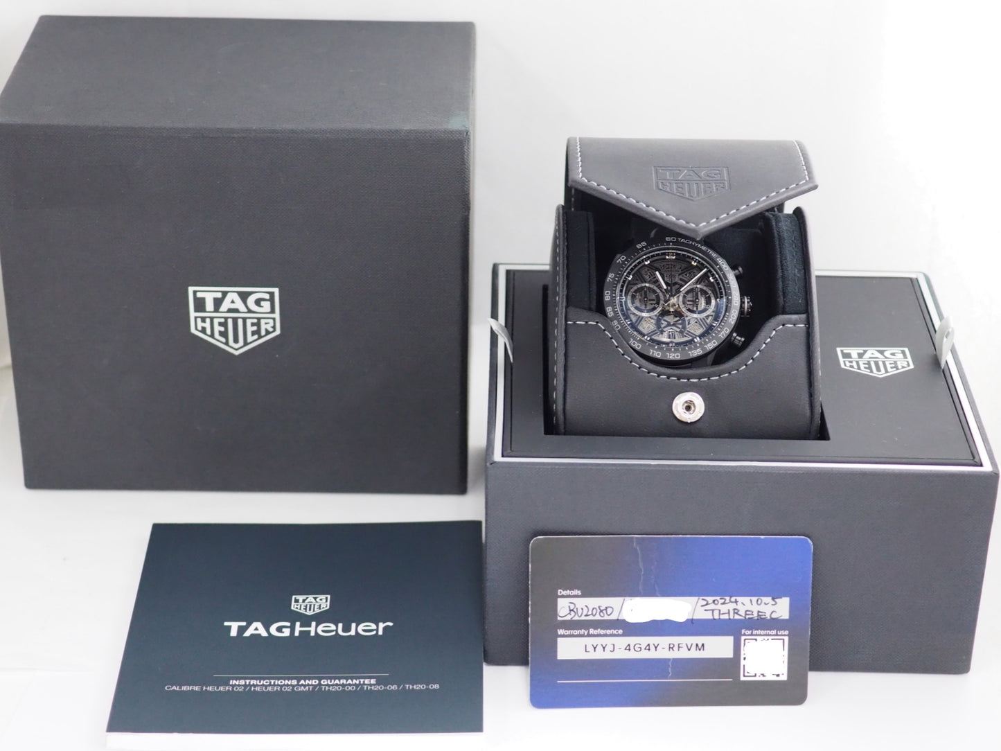 タグ・ホイヤー カレラ Like New Carrera Chronograph Extreme Sport CBU2080 Strap No Adjusted Please read all DESCRIPTION before purchase【*Credit cards cannot be used for purchases from overseas.】