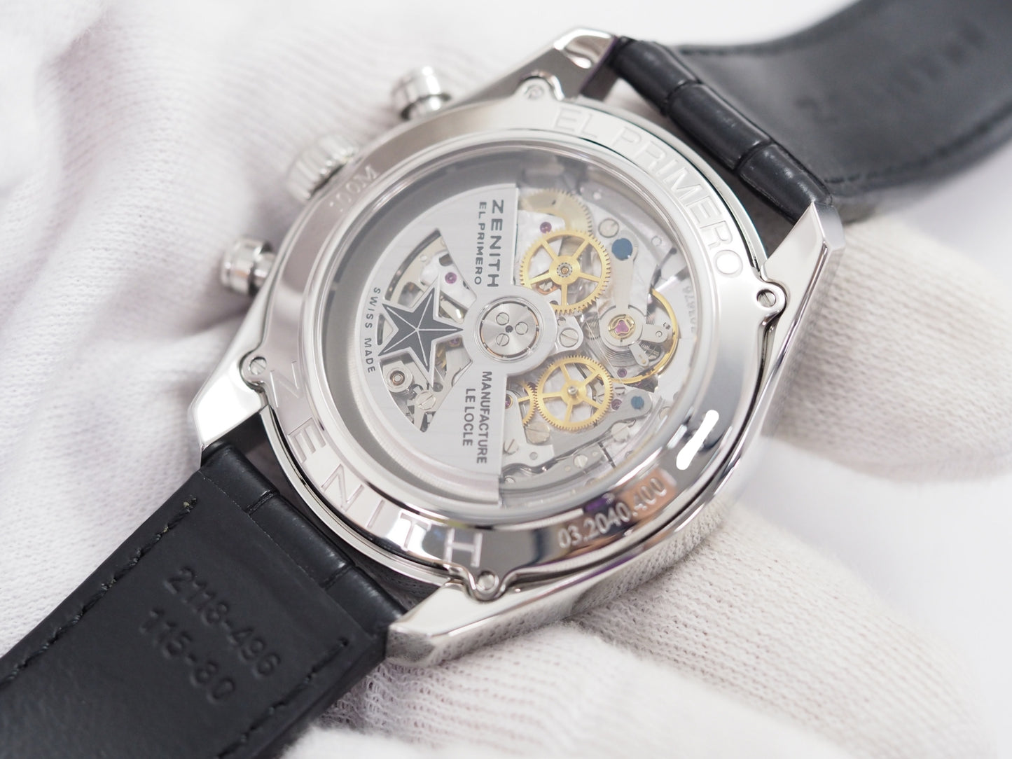 ゼニス エル・プリメロ 36'000 VpH El Primero VPH Chronograph 03.2040.400 Please read all DESCRIPTION before purchase Please read all DESCRIPTION before purchase【*Credit cards cannot be used for purchases from overseas.】