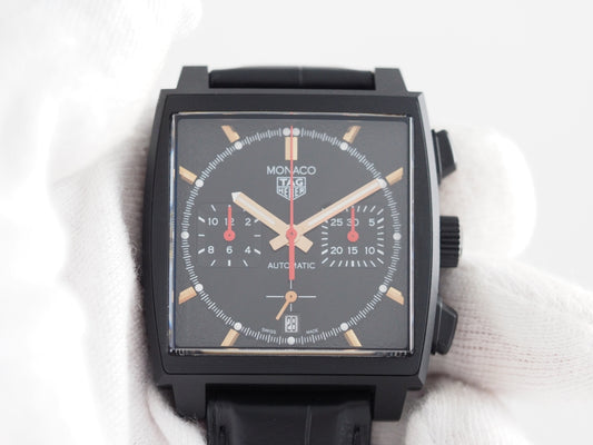 TAG Heuer Monaco Unused Monaco "Dark Lord" CBL2180 Please read all DESCRIPTION before purchase. *Credit cards cannot be used for purchases from overseas.