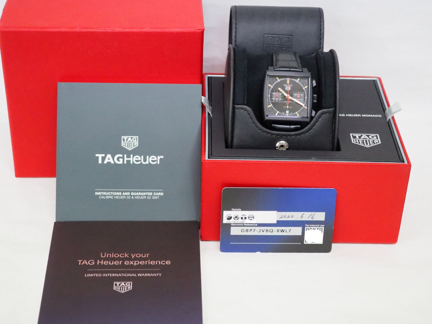 タグ・ホイヤー モナコ Unused Monaco "Dark Lord" CBL2180 Please read all DESCRIPTION before purchase【*Credit cards cannot be used for purchases from overseas.】
