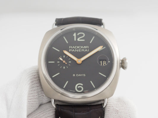 Panerai Radiomir 8 Days PAM00346 Number P Dial color is more like grey Please read all DESCRIPTION before purchase【*Credit cards cannot be used for purchases from overseas.】