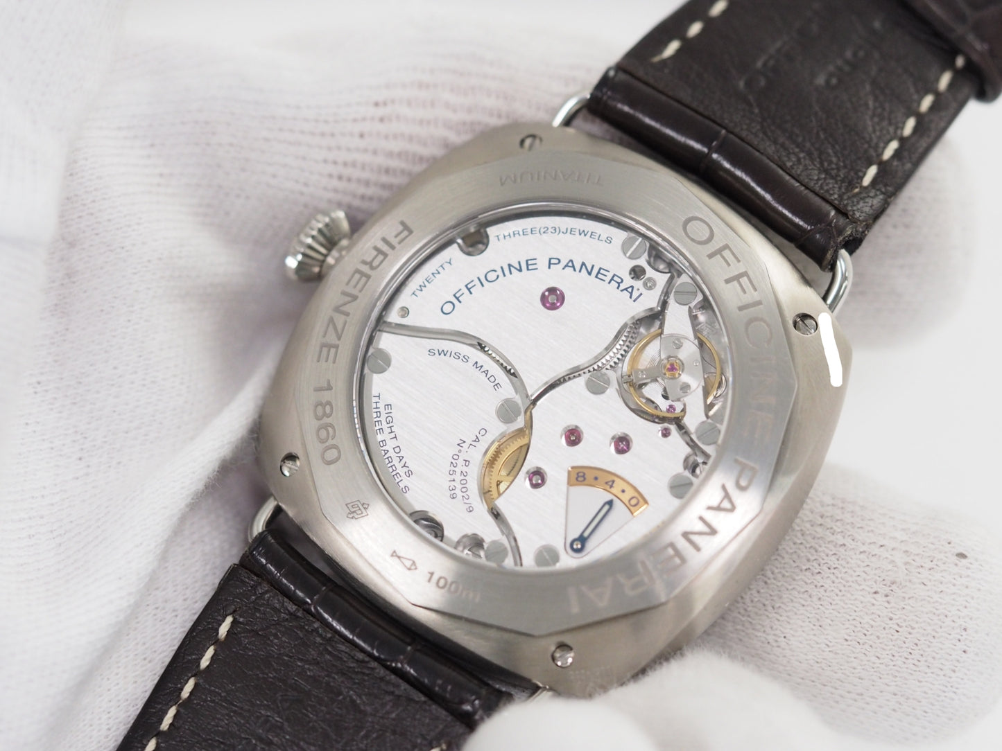 パネライ ラジオミール8デイズ Radiomir 8 Days PAM00346 Number P Dial color is more like grey Please read all DESCRIPTION before purchase【*Credit cards cannot be used for purchases from overseas.】