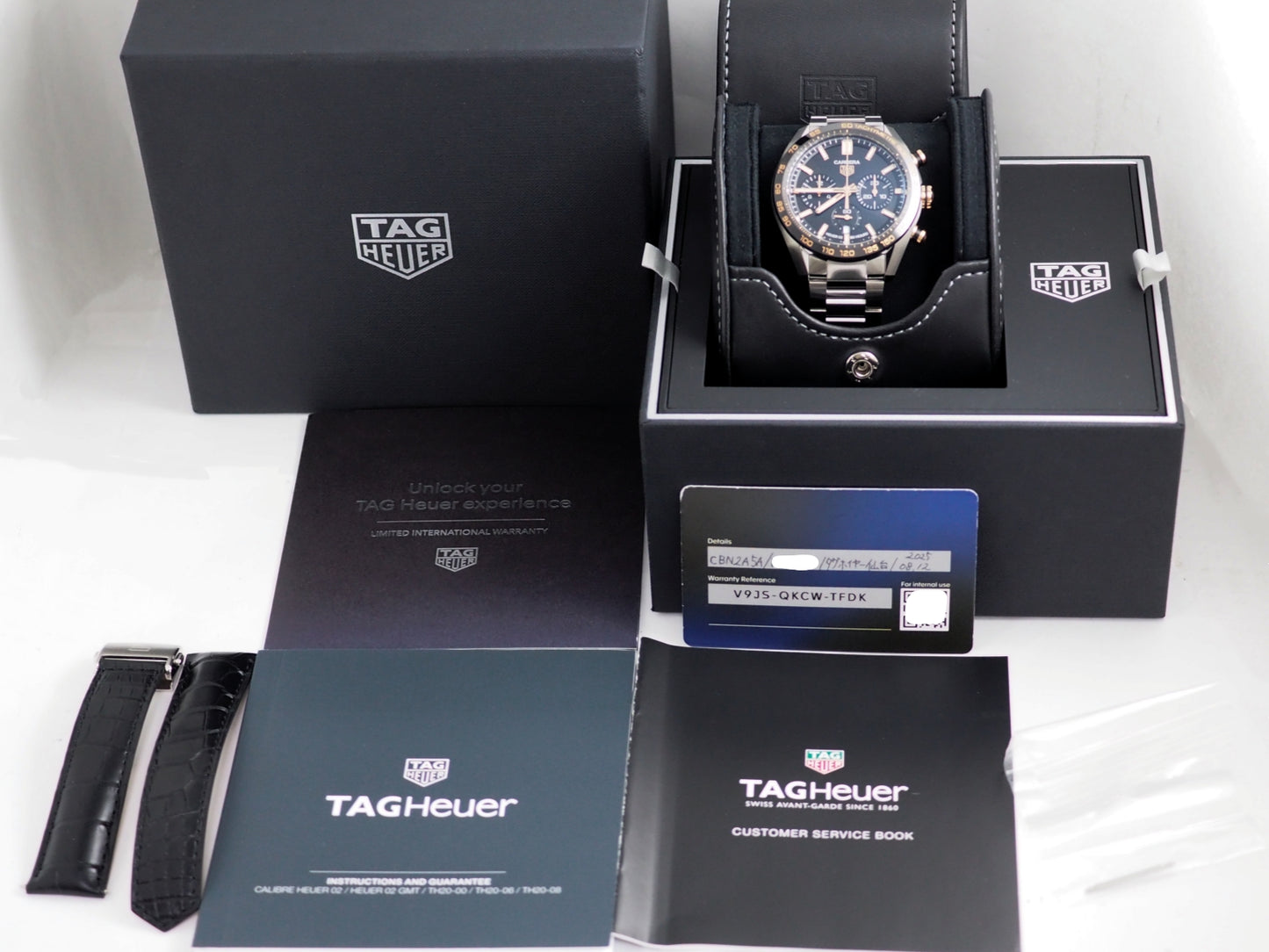 タグ・ホイヤー Carrera Calibre Heuer 02 Chronograph CBN2A5A Full Links Please read all DESCRIPTION before purchase【*Credit cards cannot be used for purchases from overseas.】