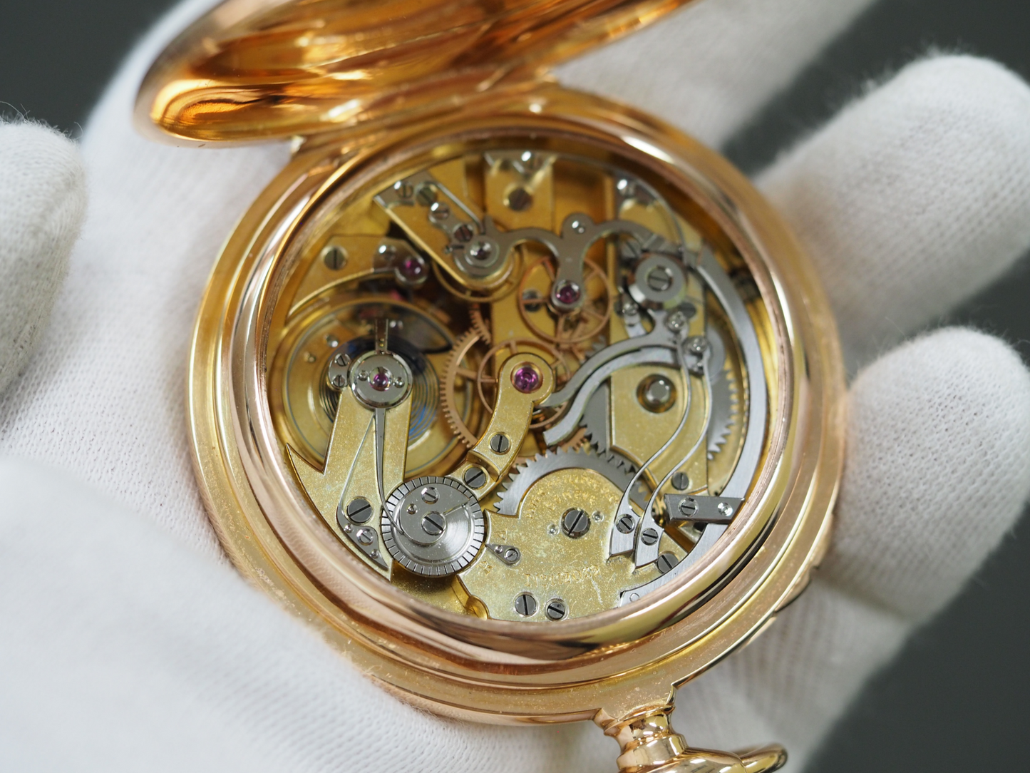 パテック フィリップ 懐中時計 With archive K18 Pocket Watch Chronograph Please read all DESCRIPTION before purchase【*Credit cards cannot be used for purchases from overseas.】
