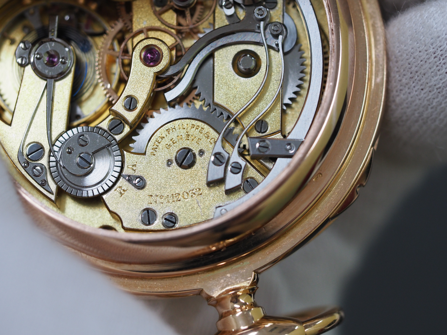 パテック フィリップ 懐中時計 With archive K18 Pocket Watch Chronograph Please read all DESCRIPTION before purchase【*Credit cards cannot be used for purchases from overseas.】