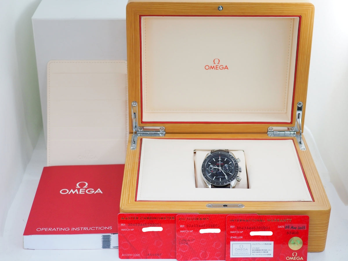 オメガ Speedmaster Moonwatch Moonphase 304.33.44.52.01.001 Please read all DESCRIPTION before purchase【*Credit cards cannot be used for purchases from overseas.】