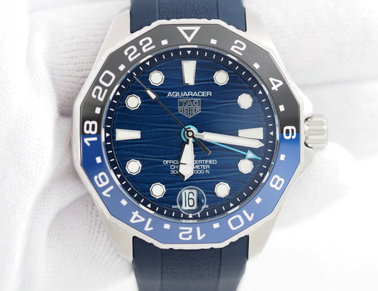 TAG Heuer Aquaracer 300M Unused Aquaracer Professional 300 GMT WBP5114 Please read all DESCRIPTION before purchase【*Credit cards cannot be used for purchases from overseas.】