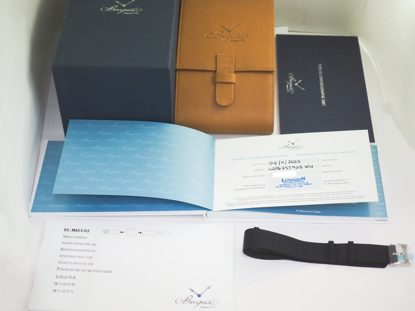 ブレゲ XX Chronographe 2067ST Please read all DESCRIPTION before purchase【*Credit cards cannot be used for purchases from overseas.】