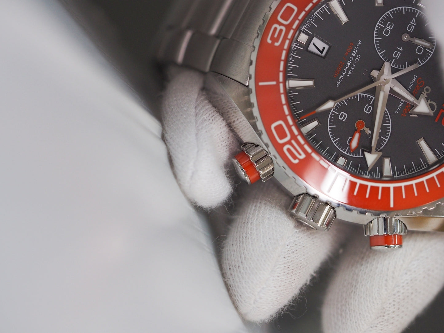 オメガ シーマスター プラネット オーシャン クロノ Top Condition Seamaster Planet Ocean Chronograph 215.30.46.51.99.001 Full Links Please read all DESCRIPTION before purchase【*Credit cards cannot be used for purchases from overseas.】