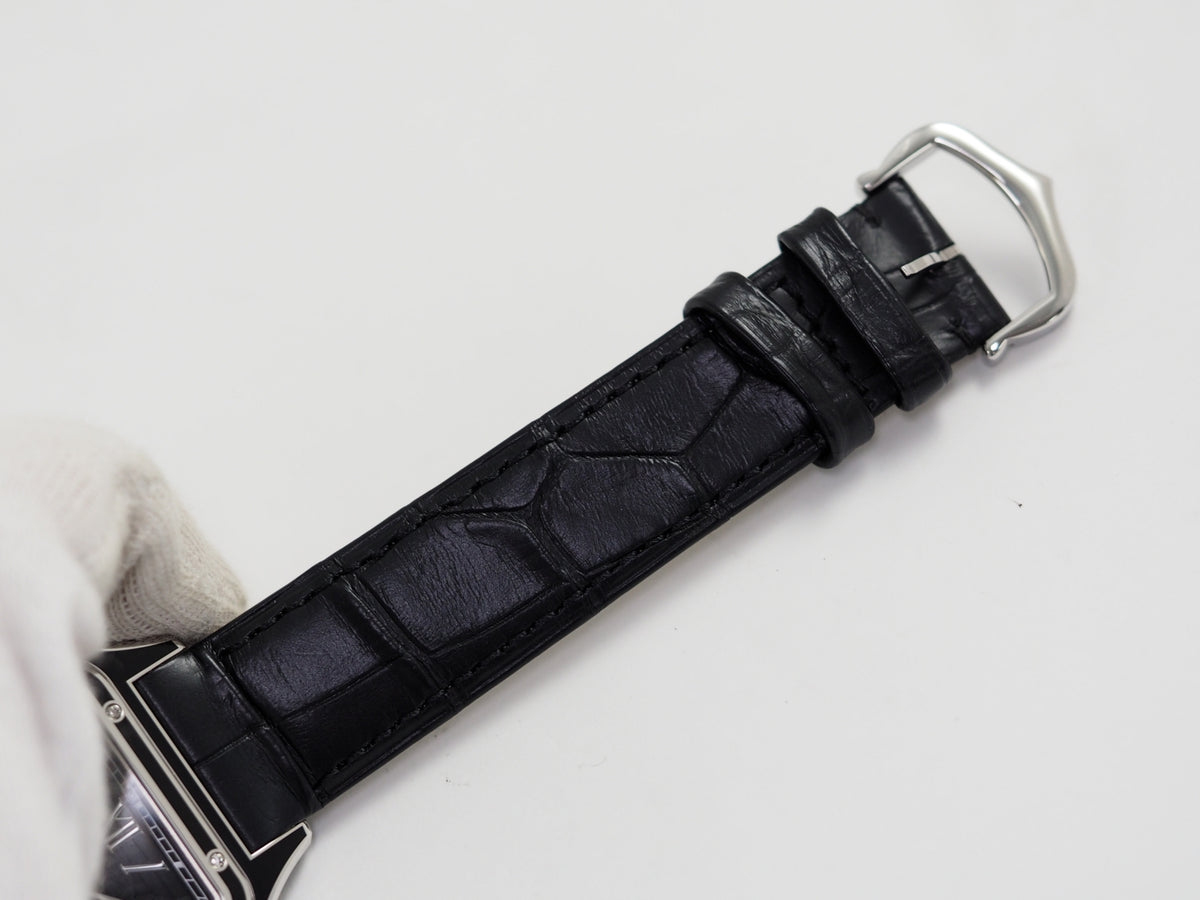 カルティエ サントス デュモン Santos Dumont Black Lacquer WSSA0046 【*Credit cards cannot be used for purchases from overseas.】