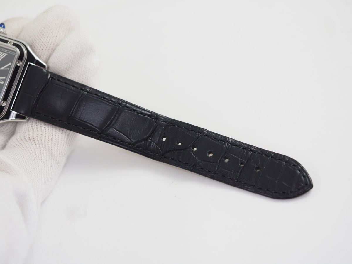 カルティエ サントス デュモン Santos Dumont Black Lacquer WSSA0046 【*Credit cards cannot be used for purchases from overseas.】