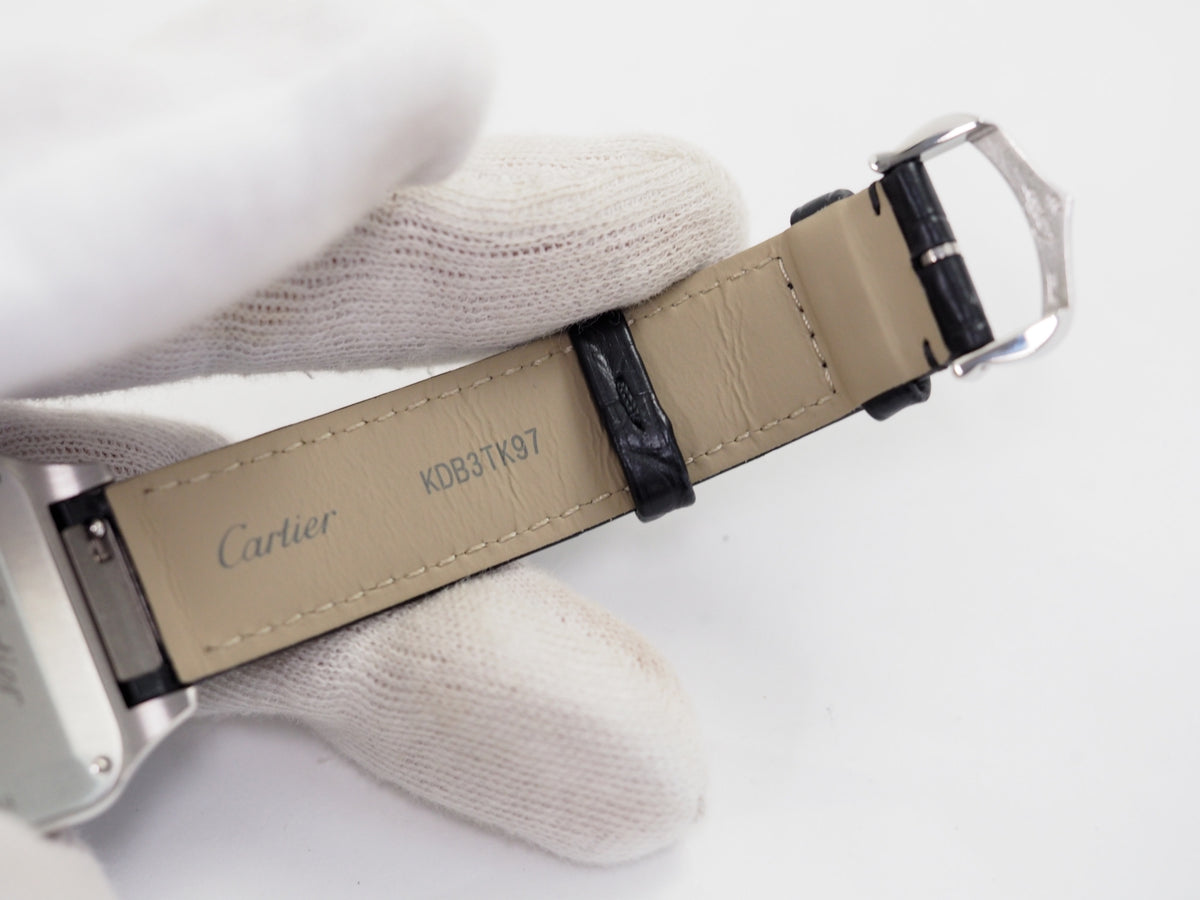 カルティエ サントス デュモン Santos Dumont Black Lacquer WSSA0046 【*Credit cards cannot be used for purchases from overseas.】