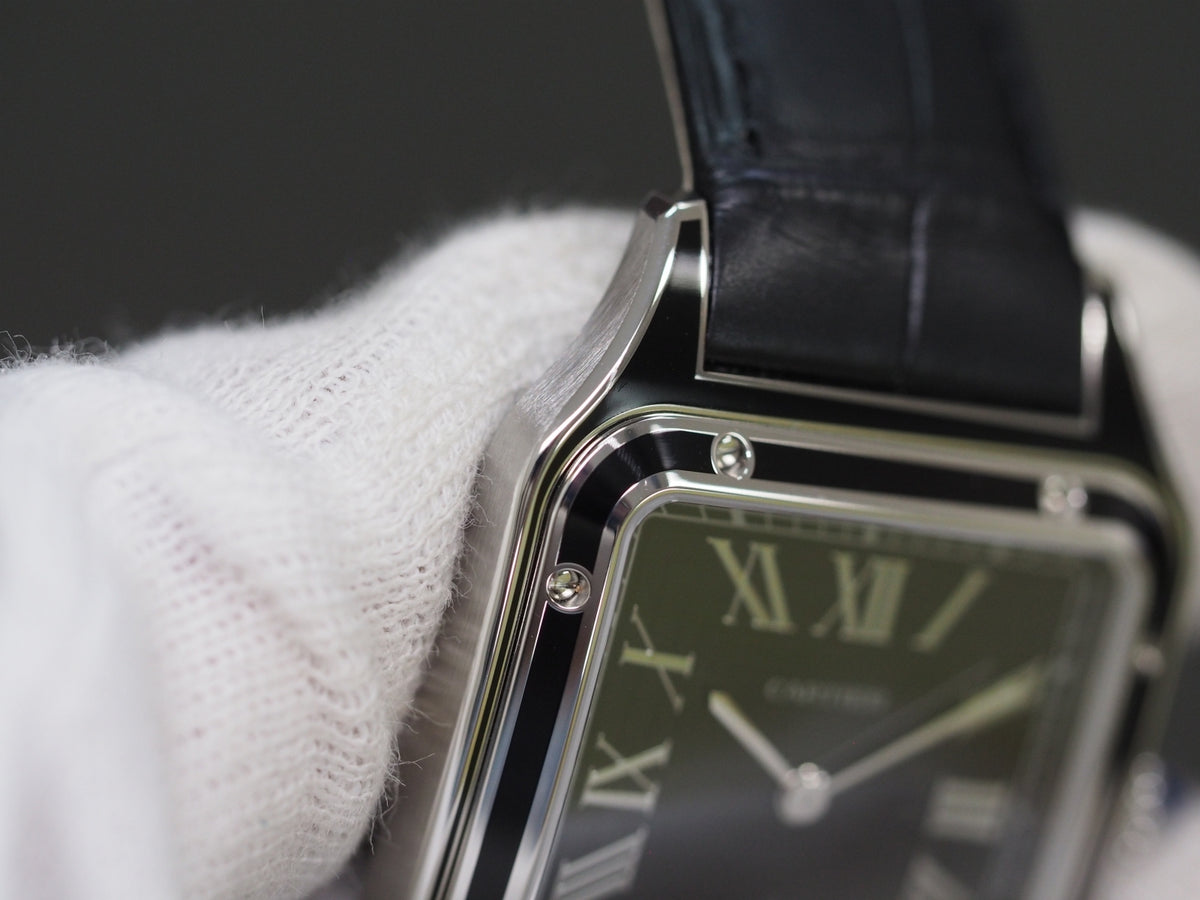 カルティエ サントス デュモン Santos Dumont Black Lacquer WSSA0046 【*Credit cards cannot be used for purchases from overseas.】