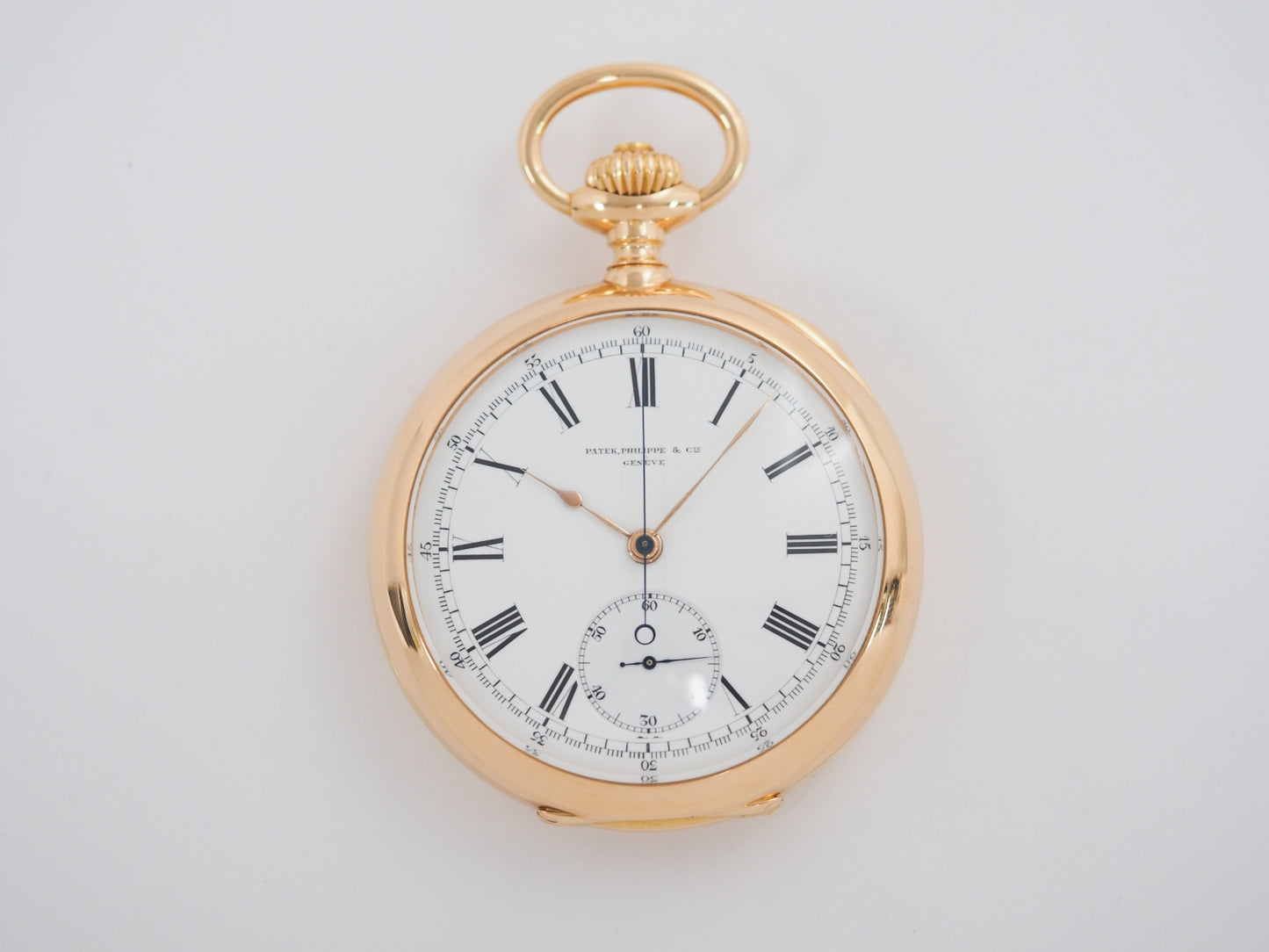 パテック フィリップ 懐中時計 With archive K18 Pocket Watch Chronograph Please read all DESCRIPTION before purchase【*Credit cards cannot be used for purchases from overseas.】
