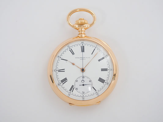 パテック フィリップ 懐中時計 With archive K18 Pocket Watch Chronograph Please read all DESCRIPTION before purchase【*Credit cards cannot be used for purchases from overseas.】