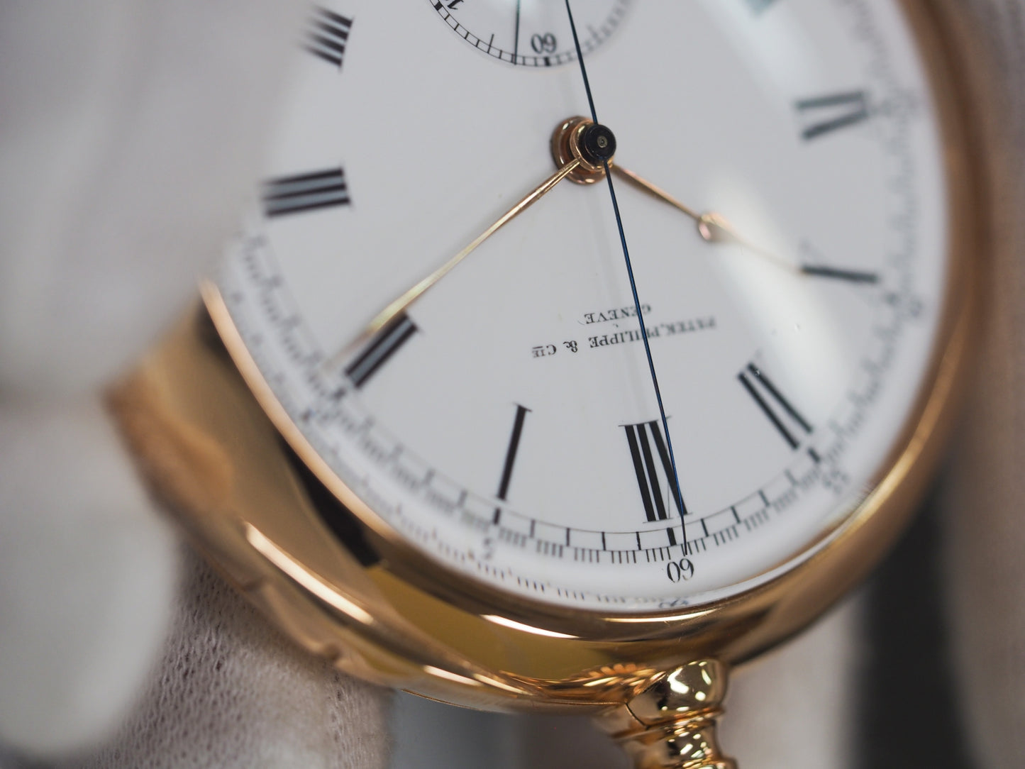 パテック フィリップ 懐中時計 With archive K18 Pocket Watch Chronograph Please read all DESCRIPTION before purchase【*Credit cards cannot be used for purchases from overseas.】