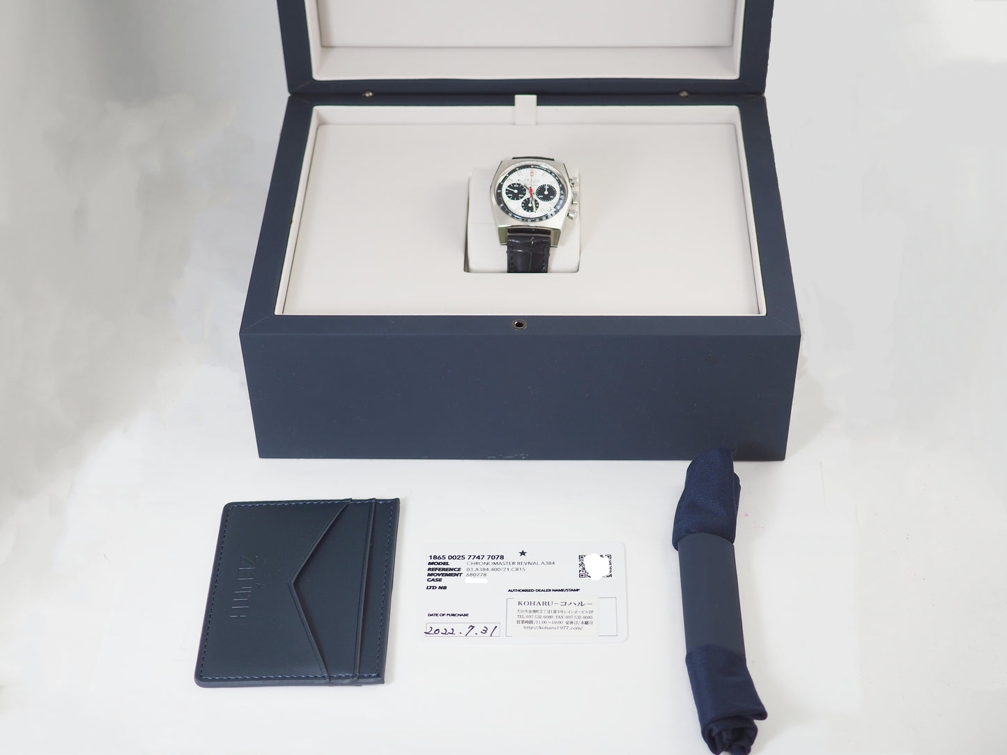 ZENITH El Primero 03.A384.400 Please read all DESCRIPTION before purchase. *Credit cards cannot be used for purchases from overseas.
