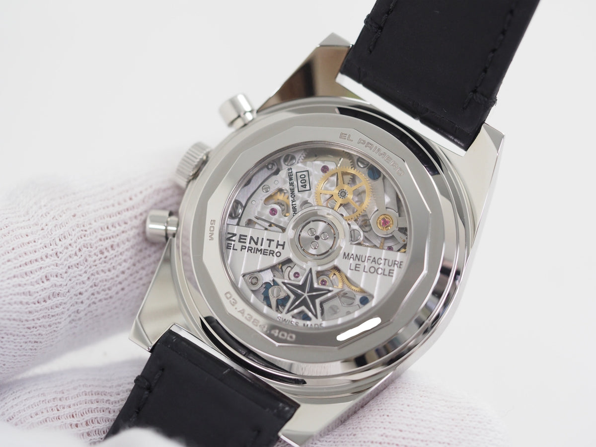 ゼニス クロノマスター Like unused Chronomaster Revival El Primero 03.A384.400 Please read all DESCRIPTION before purchase【*Credit cards cannot be used for purchases from overseas.】