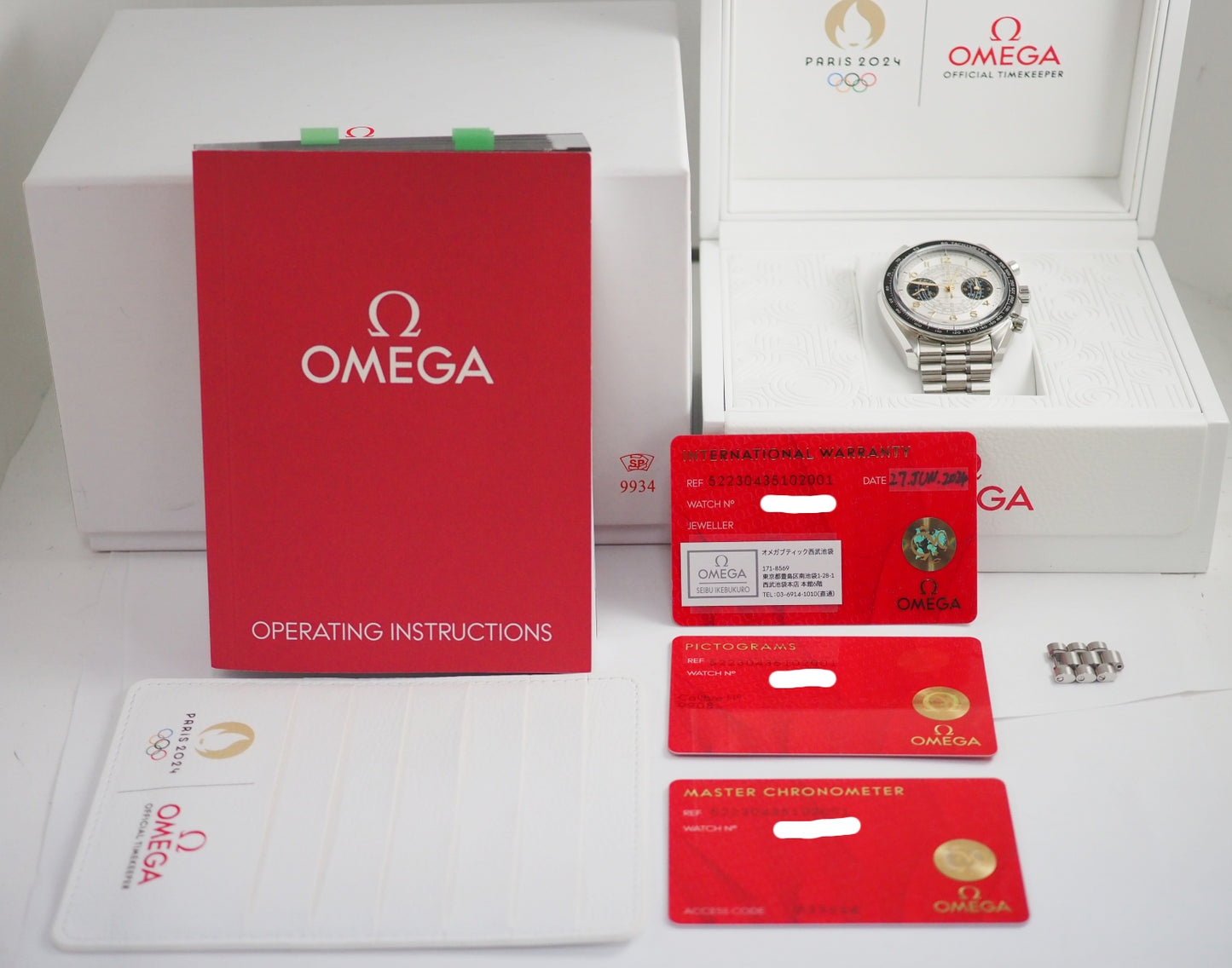 オメガ Speedmaster Chronoscope Paris 2024 522.30.43.51.02.001 Please read all DESCRIPTION before purchase【*Credit cards cannot be used for purchases from overseas.】