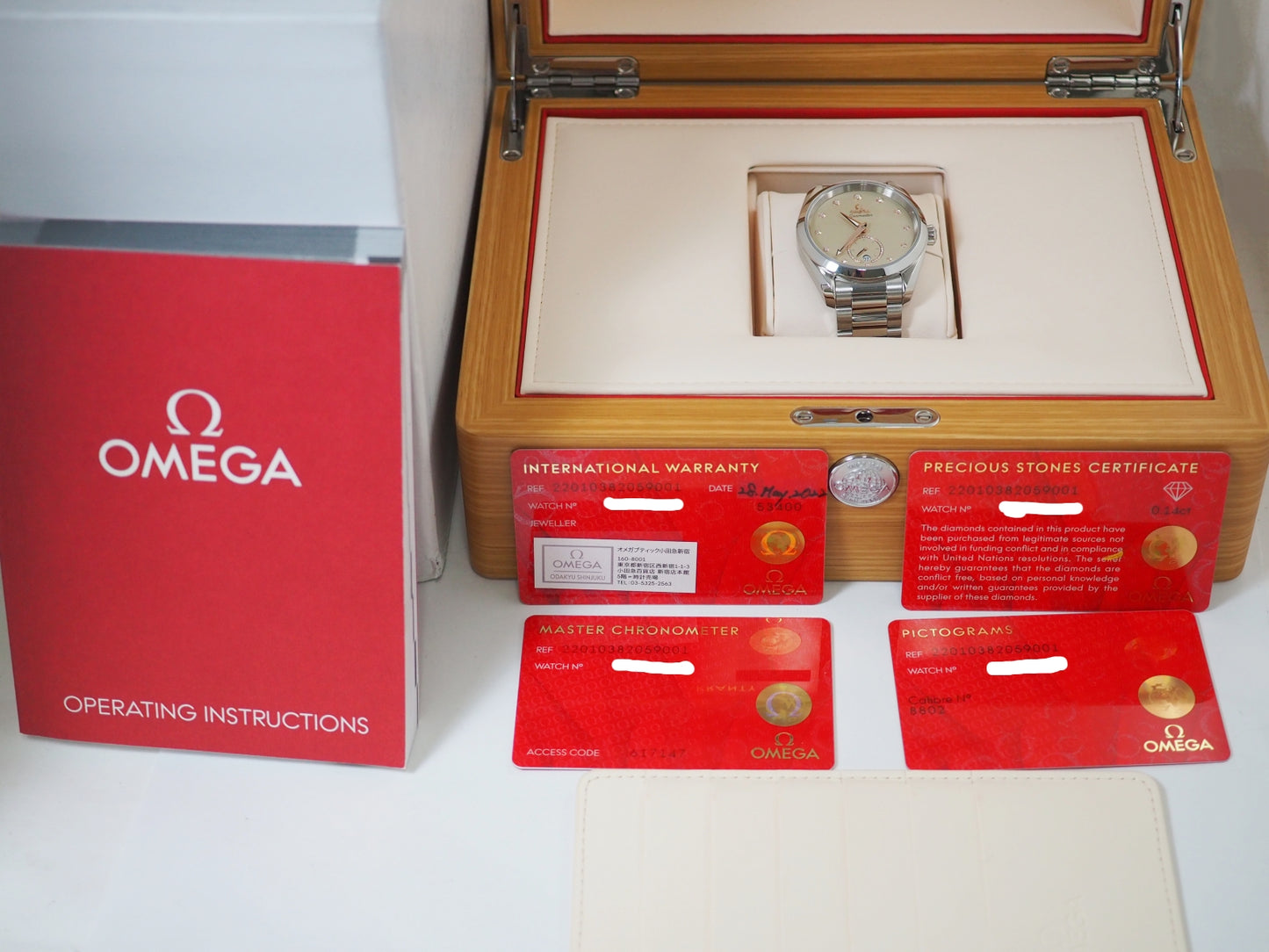 オメガ シーマスター アクアテラ Seamaster Aqua Terra 220.10.38.20.59.001 Full Links+2 Extra links Please read all DESCRIPTION before purchase【*Credit cards cannot be used for purchases from overseas.】